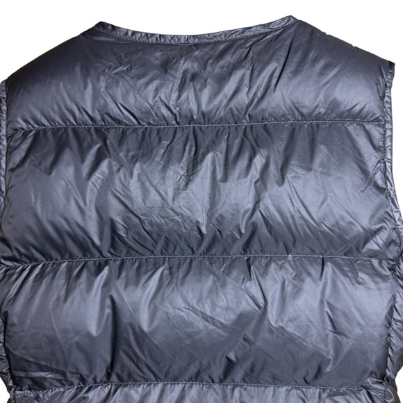 MNG women’s Black Cropped puffer Vest Size Small Preppy - Picture 8 of 10